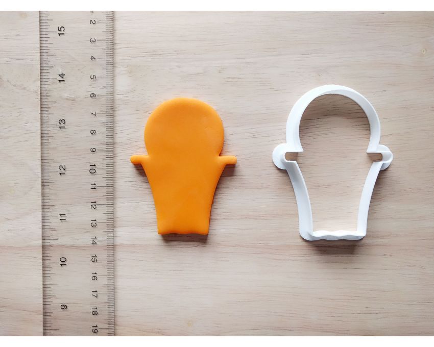 Basketball Net Cookie Cutter. Sports Cookie Cutter