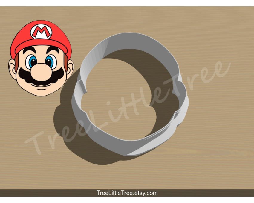 Super mario Cookie Cutter. Gaming Cookie Cutter