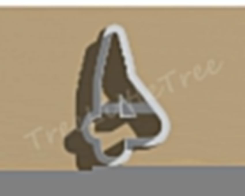 Unicorn Number Four Cookie Cutter. Unicorn Cookie Cutter