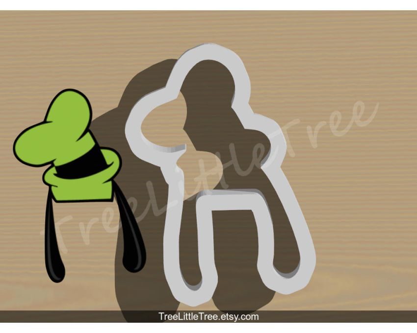 Goofy Hat Cookie Cutter. Unique Cookie Cutter