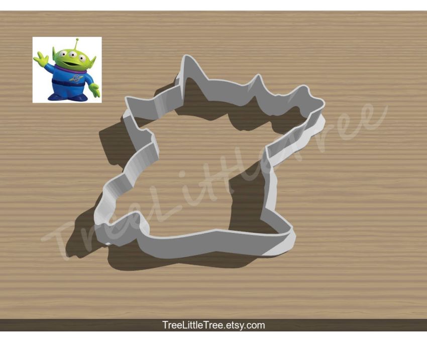 Toy Story Alien Cookie Cutter. Cartoon Cookie Cutter