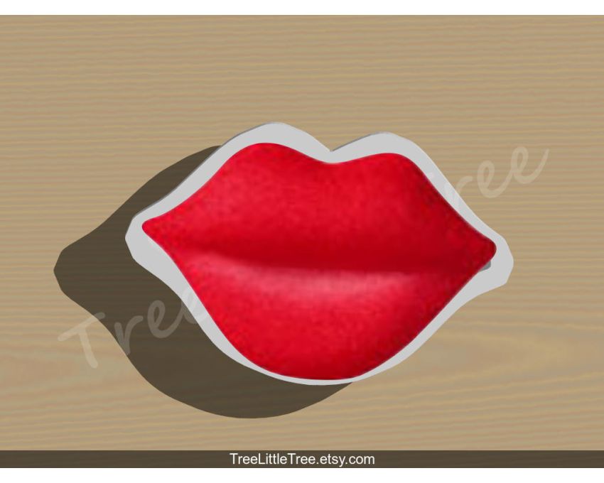 Lip Cookie Cutter. Valentine's day Cookie Cutter