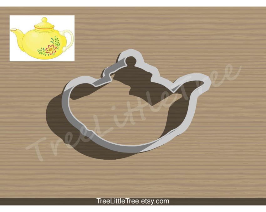 Tea Pot Cookie Cutter. Unique Cookie Cutter
