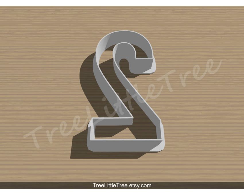 Number Two Cookie Cutter. Number Cookie Cutter
