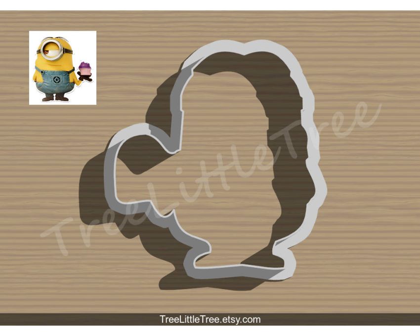 Minions Style4 Cookie Cutter.Cartoon Cookie Cutter