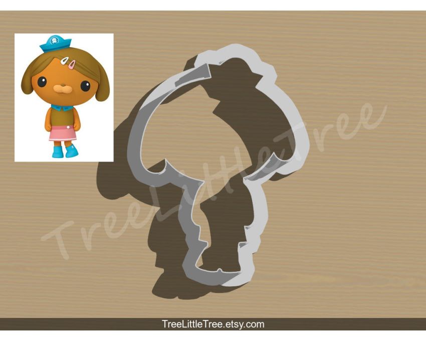 Dashi Dog Cookie Cutter. Octonauts Cookie Cutter
