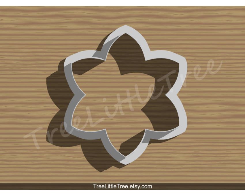 Diwali Flower Cookie Cutter. Flower Cookie Cutter