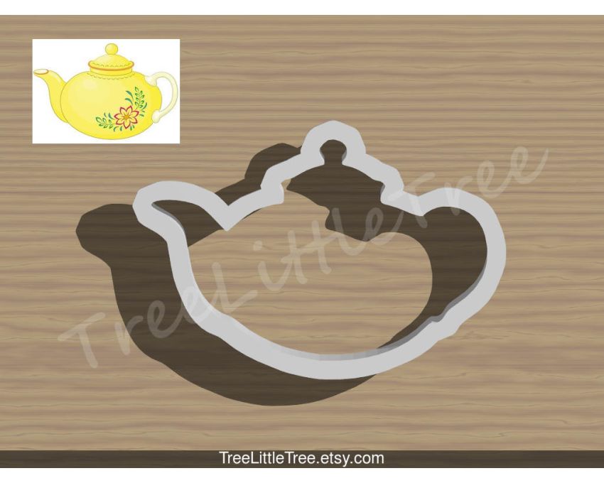 Tea Pot Cookie Cutter. Unique Cookie Cutter