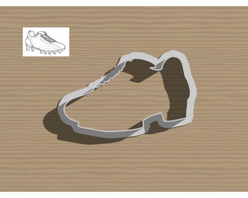 Soccer Shoe Cookie Cutter. Sports Cookie Cutter