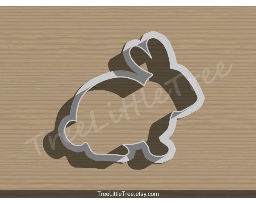 Rabbit Cookie Cutter. Animal Cookie Cutter