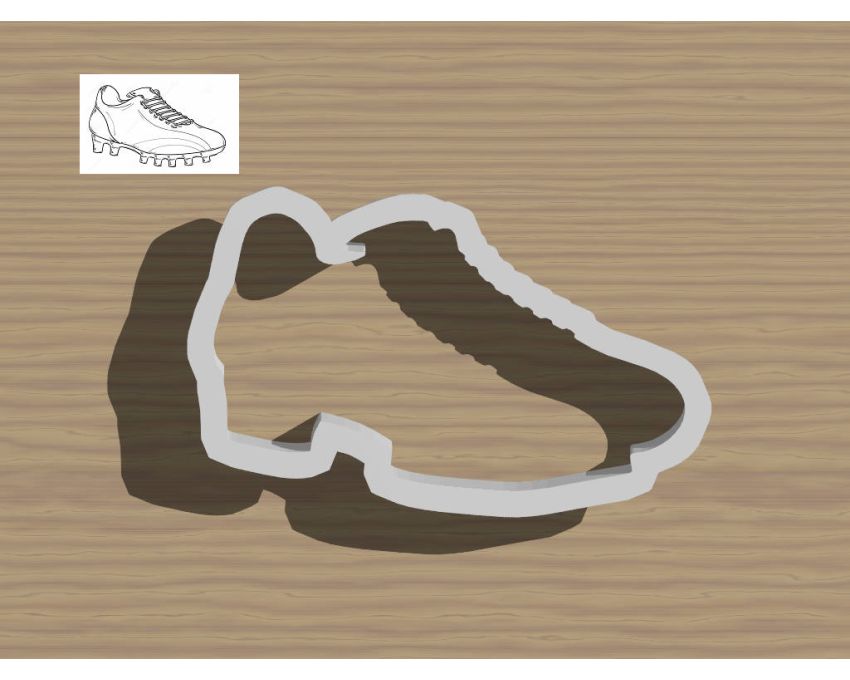 Soccer Shoe Cookie Cutter. Sports Cookie Cutter