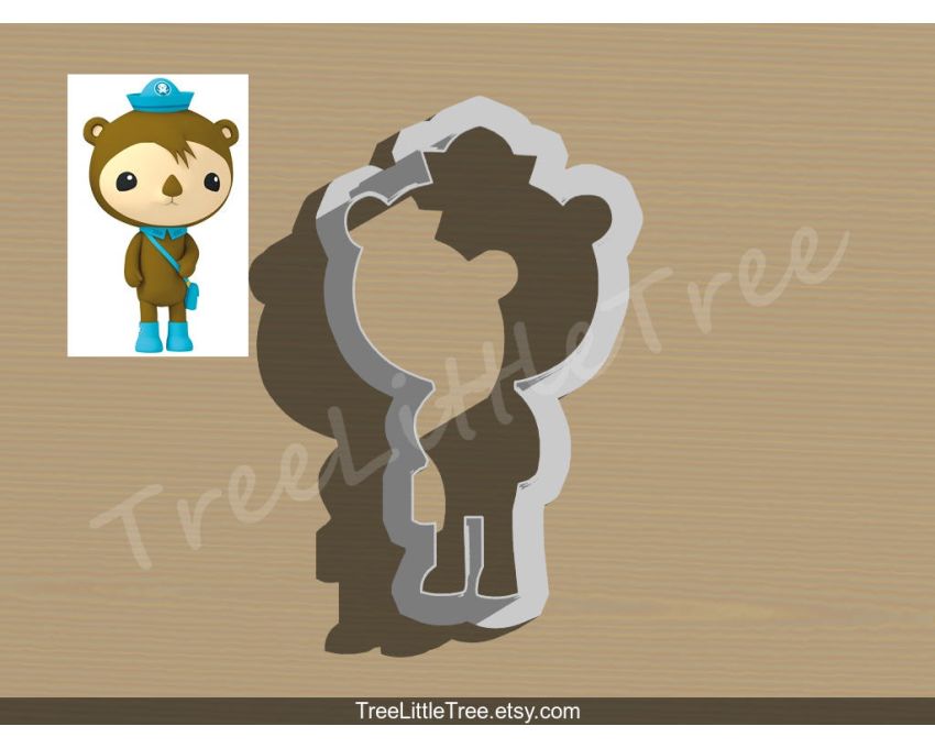 Shellington Cookie Cutter. Octonauts Cookie Cutter