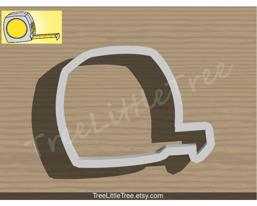 Tape Measure Cookie Cutter. Father’s Day Cookie Cutter