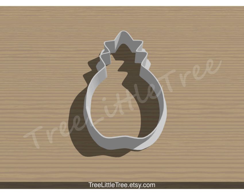 Pineapple Cookie Cutter. Fruit Cookie Cutter