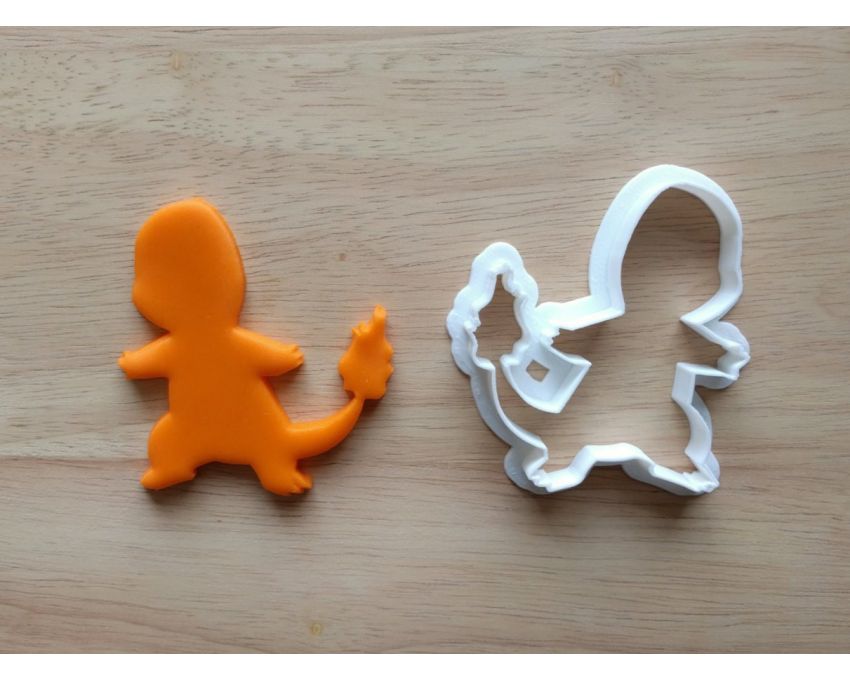 Charmander Cookie Cutter. Pokemon Cookie Cutter