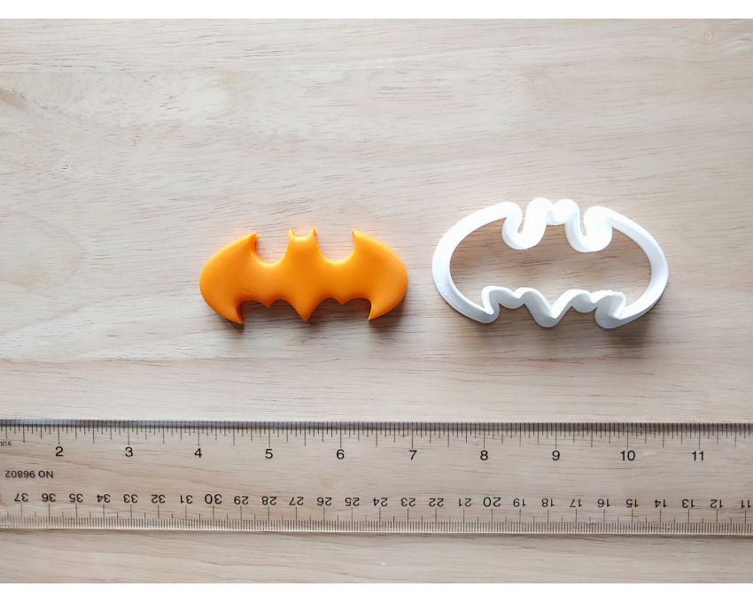 Batman Logo Cookie Cutter. Super Hero Cookie Cutter