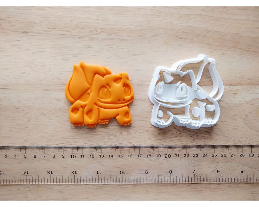 Bulbasaur Cookie Cutter. Pokemon Cookie Cutter