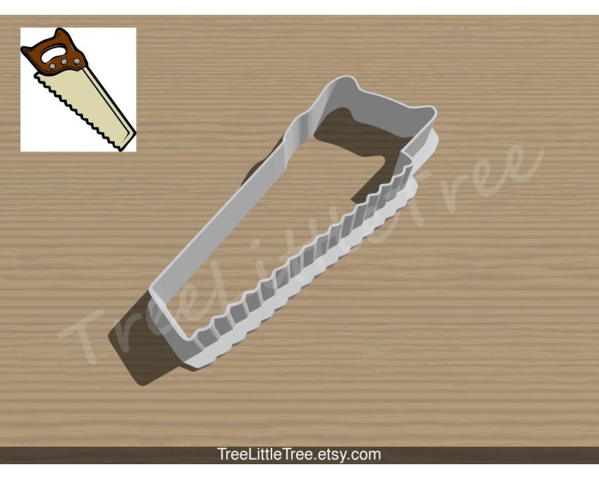 Saw Cookie Cutter. Father’s Day Cookie Cutter