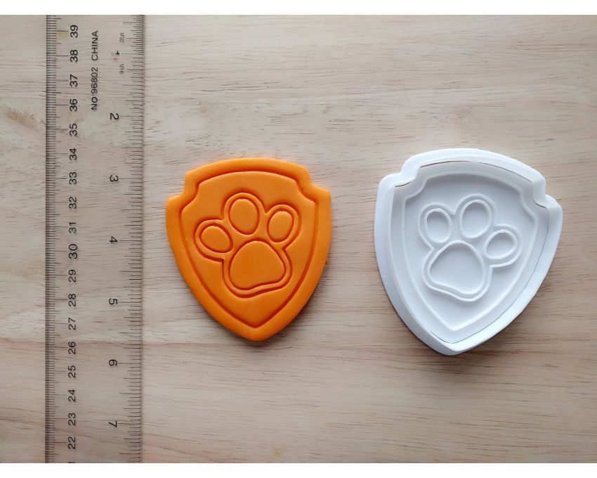 Ryder Paw Patrol Cookie Cutter and Stamp Set. PAW Patrol Cookie Cutter