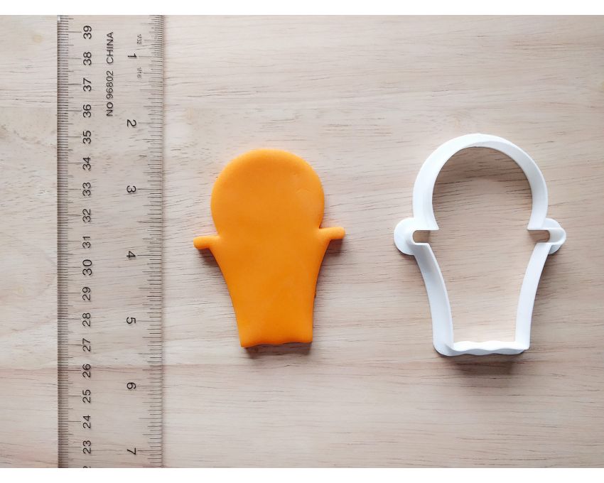 Basketball Net Cookie Cutter. Sports Cookie Cutter