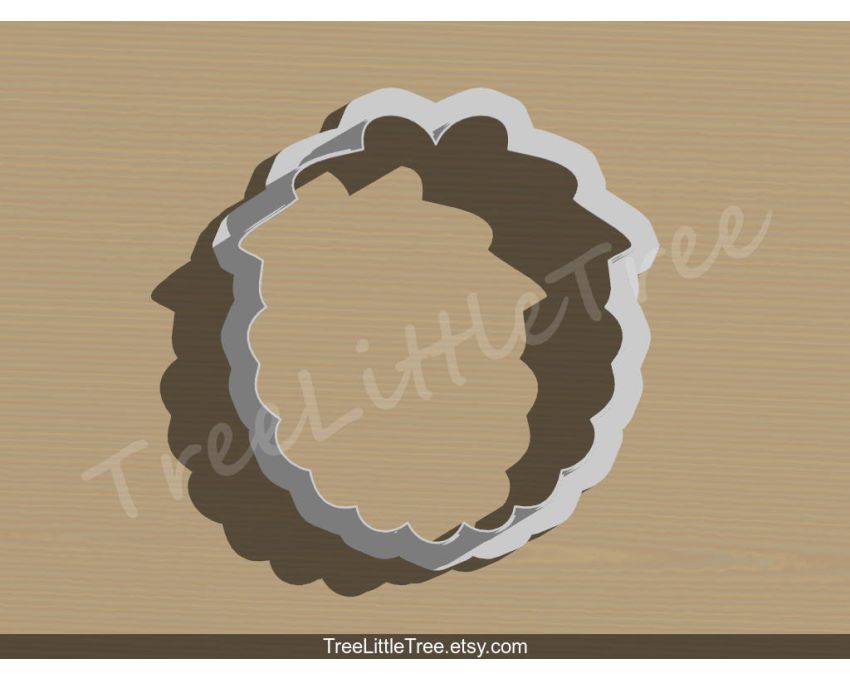 Banner Style2 Cookie Cutter.Unique Cookie Cutter