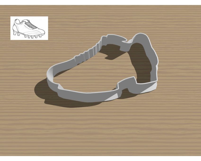 Soccer Shoe Cookie Cutter. Sports Cookie Cutter