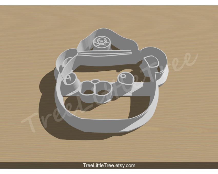 Captain Barnacles Bear Cookie Cutter. Octonauts Cookie Cutter