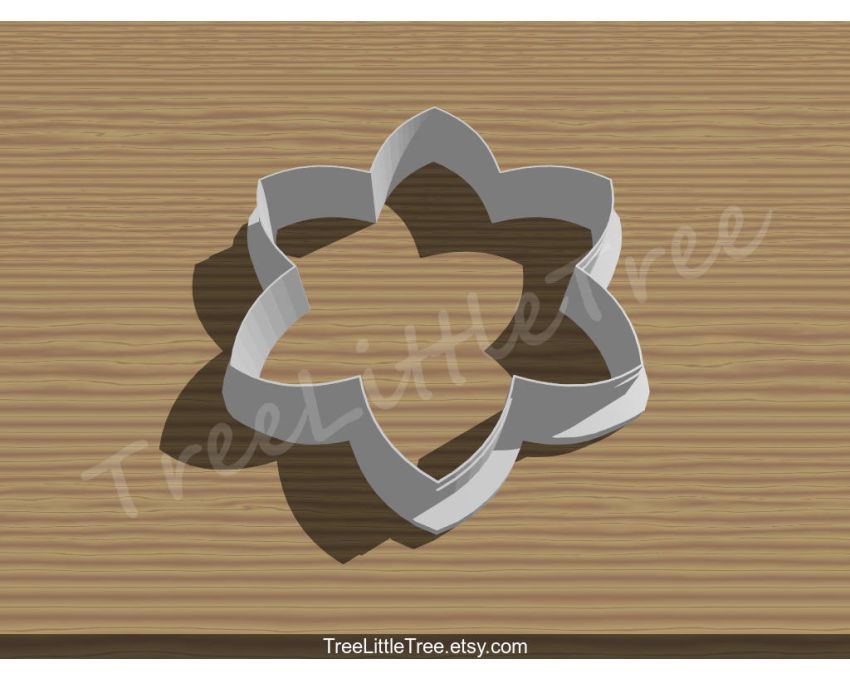 Diwali Flower Cookie Cutter. Flower Cookie Cutter