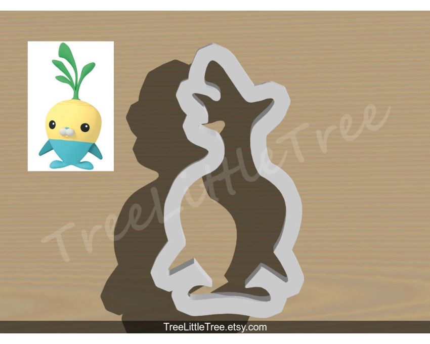 Tulip Vegimal Octonauts Cookie Cutter. Cartoon Cookie Cutter