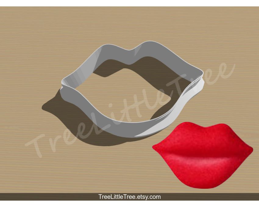 Lip Cookie Cutter. Valentine's day Cookie Cutter