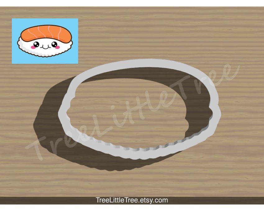Shrimp Sushi Cookie Cutter. Japan Cookie Cutter