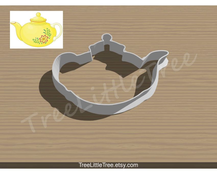 Tea Pot Cookie Cutter. Unique Cookie Cutter