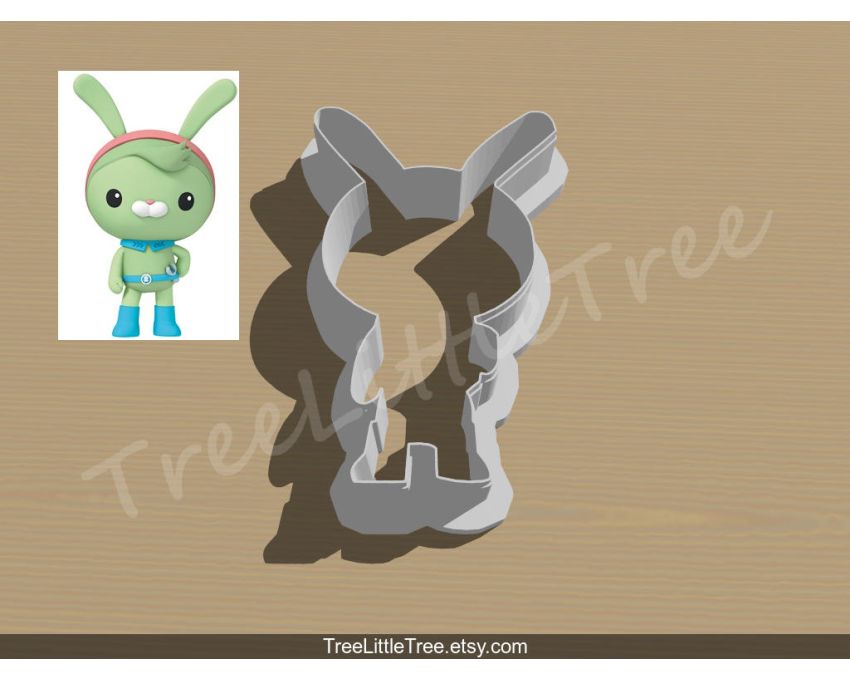 Tweak Bunny Cookie Cutter. Octonauts Cookie Cutter