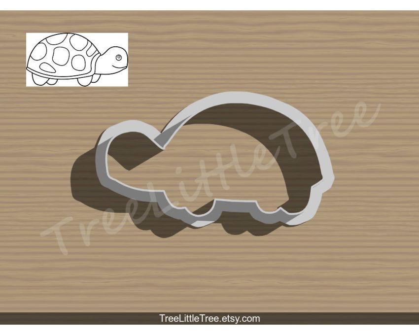 Turtle Cookie Cutter. Animal Cookie Cutter