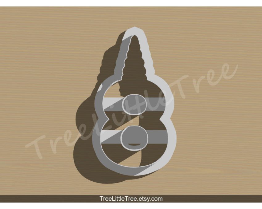 Unicorn Number Eight Cookie Cutter. Unicorn Cookie Cutter