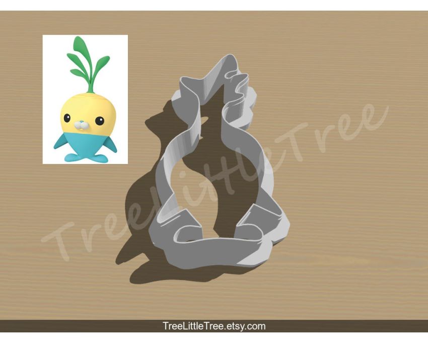Tulip Vegimal Octonauts Cookie Cutter. Cartoon Cookie Cutter