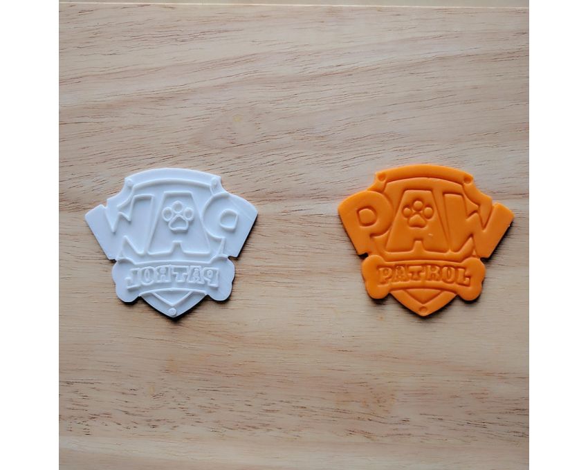 PAW Patrol Badge Cookie Cutter and Stamp Set. PAW Patrol Cookie Cutter