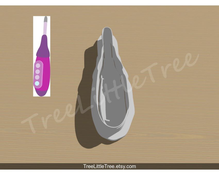 Thermometer Cookie Cutter and Stamp Set. Cartoon Cookie Cutter
