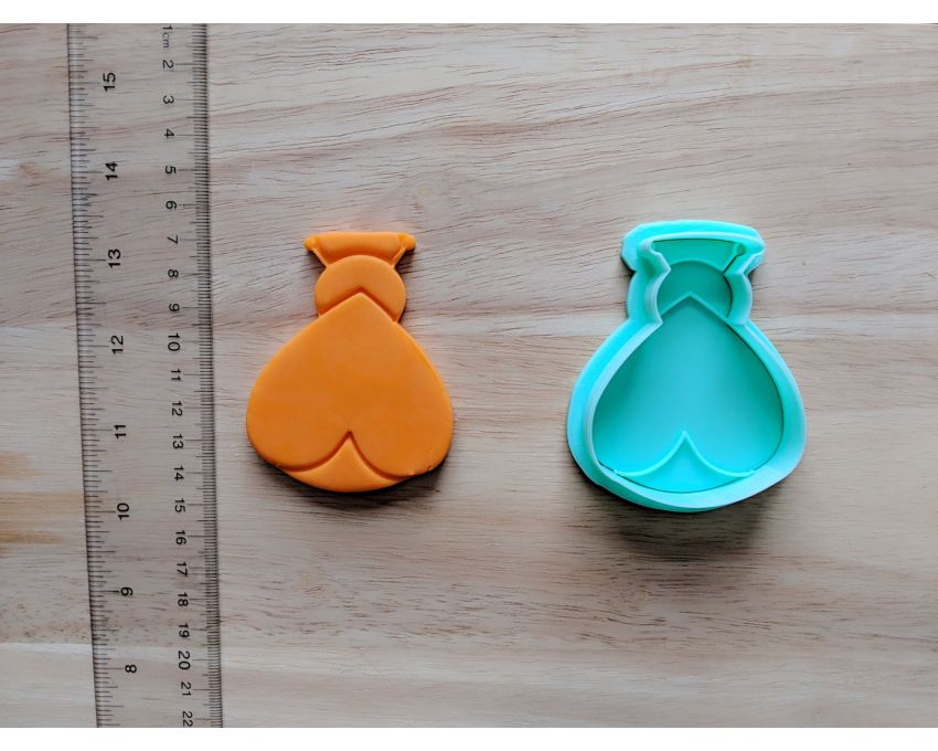 Love Bug Cookie Cutter and Stamp Set. Valentine's day Cookie Cutter