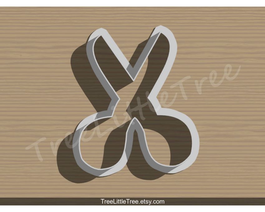 Scissors Cookie Cutter. Unique Cookie Cutter