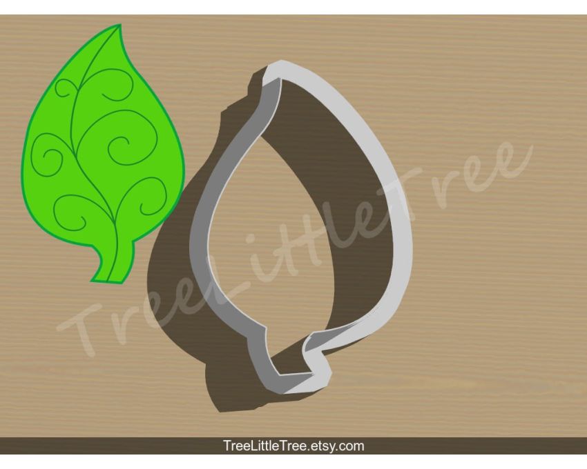 Leaf Style3 Cookie Cutter.Unique Cookie Cutter