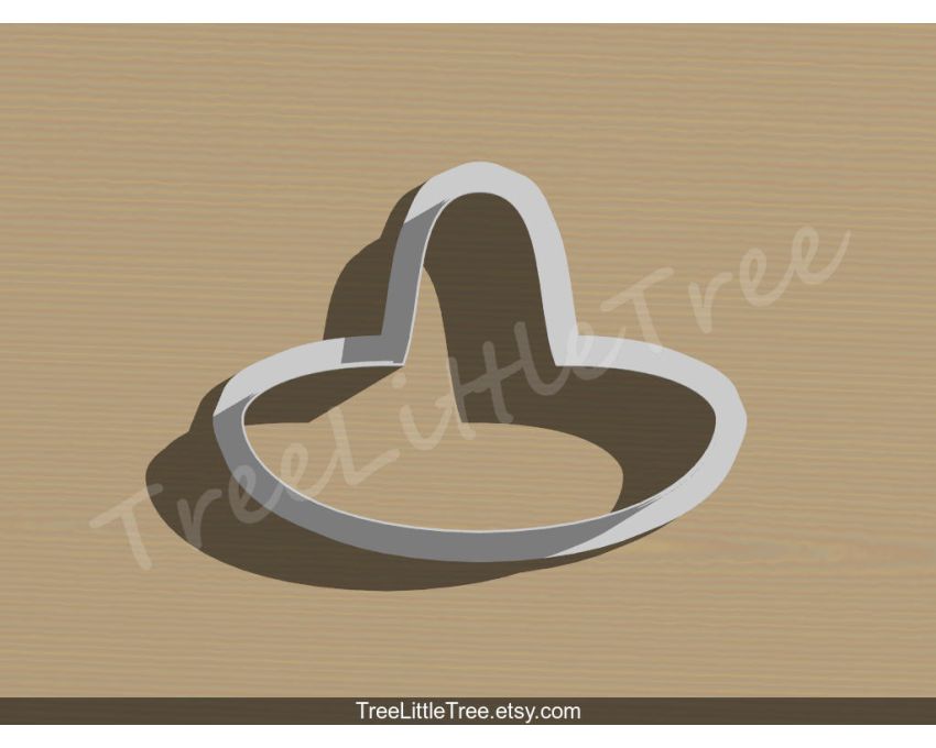 Sombrero Cookie Cutter. Fiesta Cookie Cutter