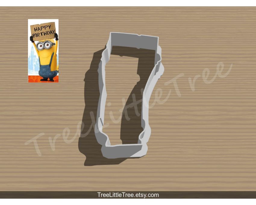 Minions Style3 Cookie Cutter.Cartoon Cookie Cutter