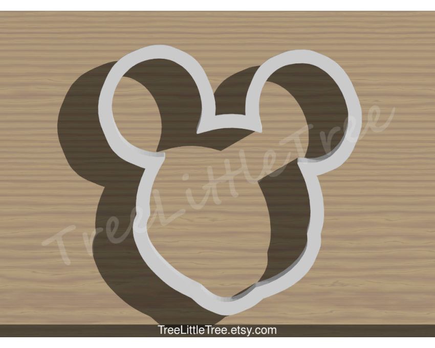 Mickey Cookie Cutter. Cartoon Cookie Cutter