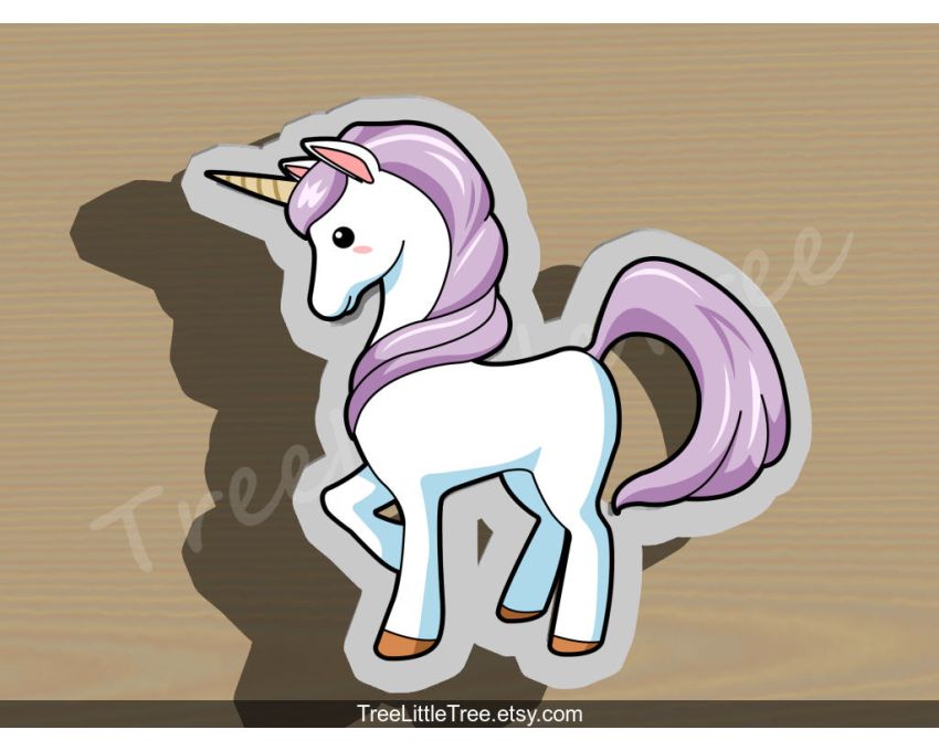 Elegant Unicorn Cookie Cutter. Unicorn Cookie Cutter