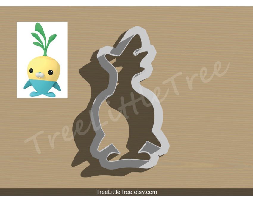 Tulip Vegimal Octonauts Cookie Cutter. Cartoon Cookie Cutter