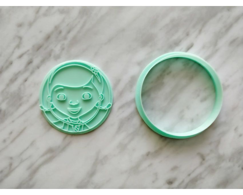 Doc Mcstuffins Cookie Cutter and Stamp Set. Cartoon Cookie Cutter