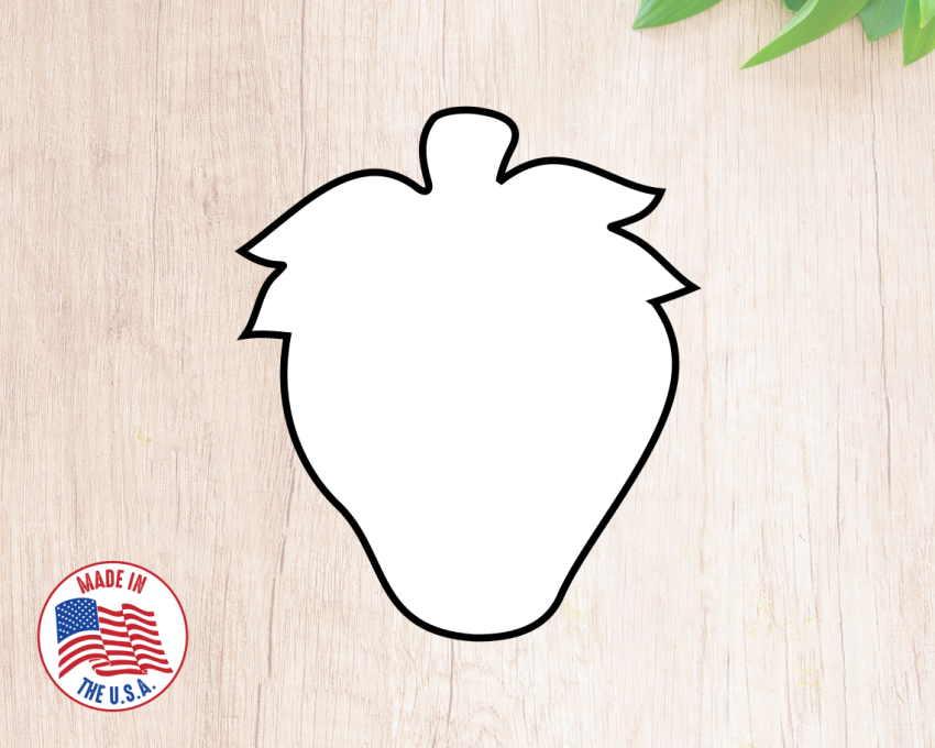 Cute Strawberry Cookie Cutter. Fruit Cookie Cutter. Berry Sweet One Birthday Cookie Cutter 