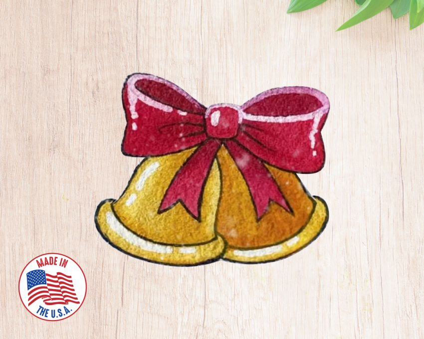 Christmas Jingle Bell With Bow Cookie Cutter. Christmas Cookie Cutter