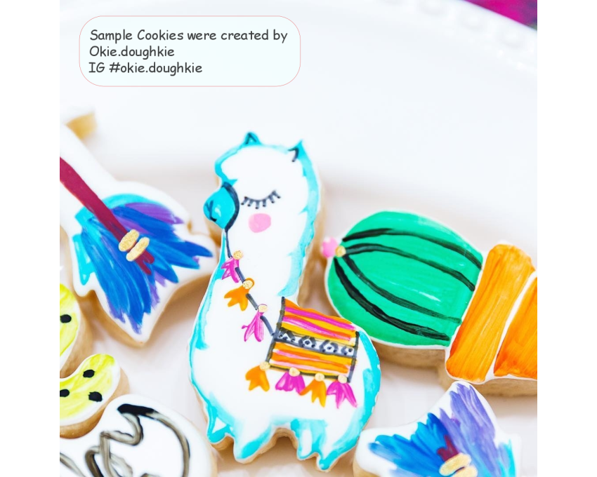 Cute Llama Cookie Cutter. Animal Cookie Cutter